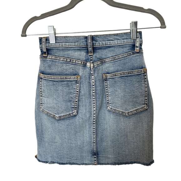 Aritzia Wilfred Free Denim Mini Skirt Size 0 - Picture 3 of 10